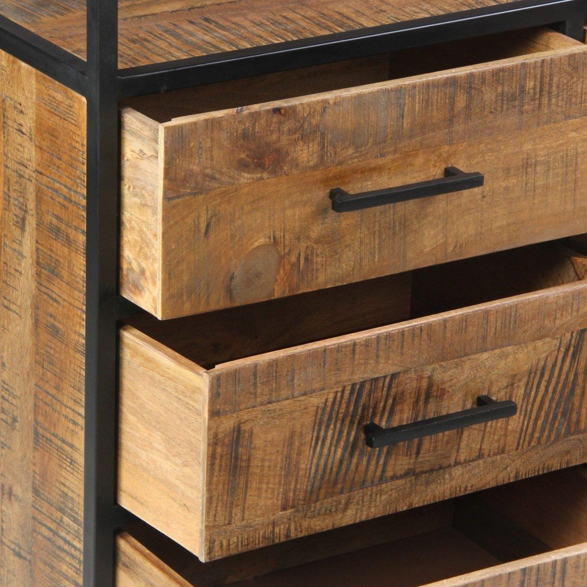 Madone Mango Wood Dresser - Rustic Furniture Outlet