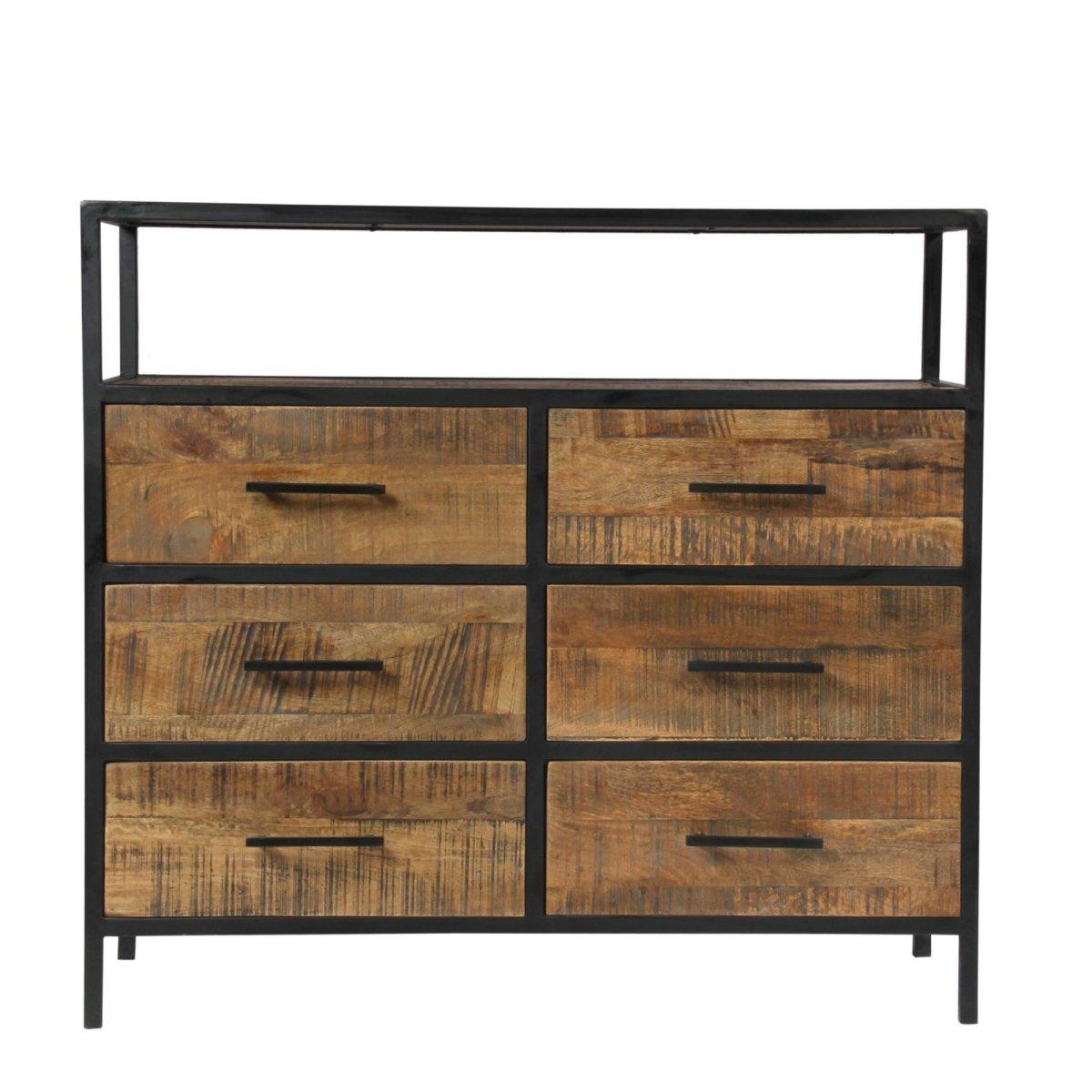 Madone Mango Wood Dresser - Rustic Furniture Outlet