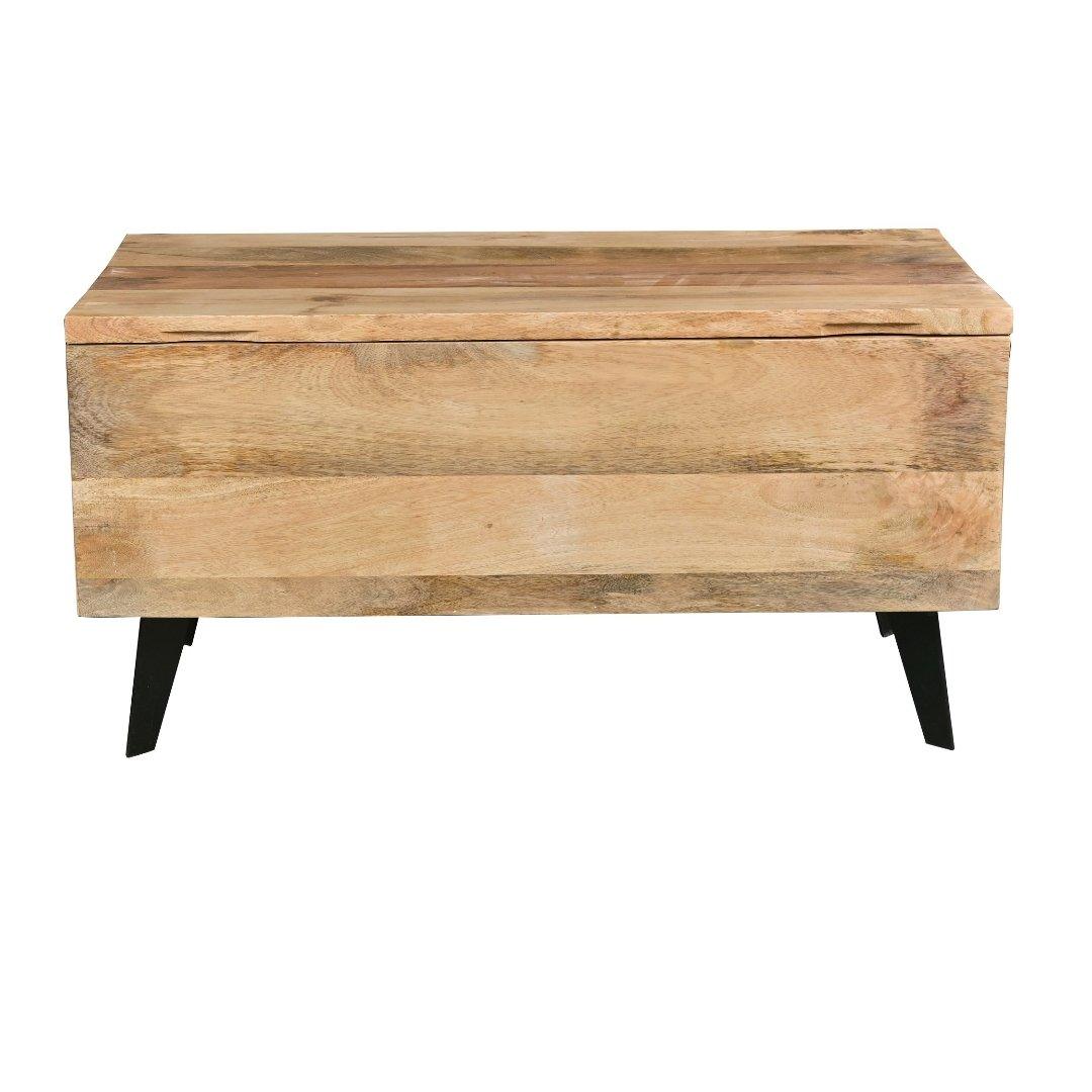 Coffre de rangement en bois de manguier - Rustic Furniture Outlet
