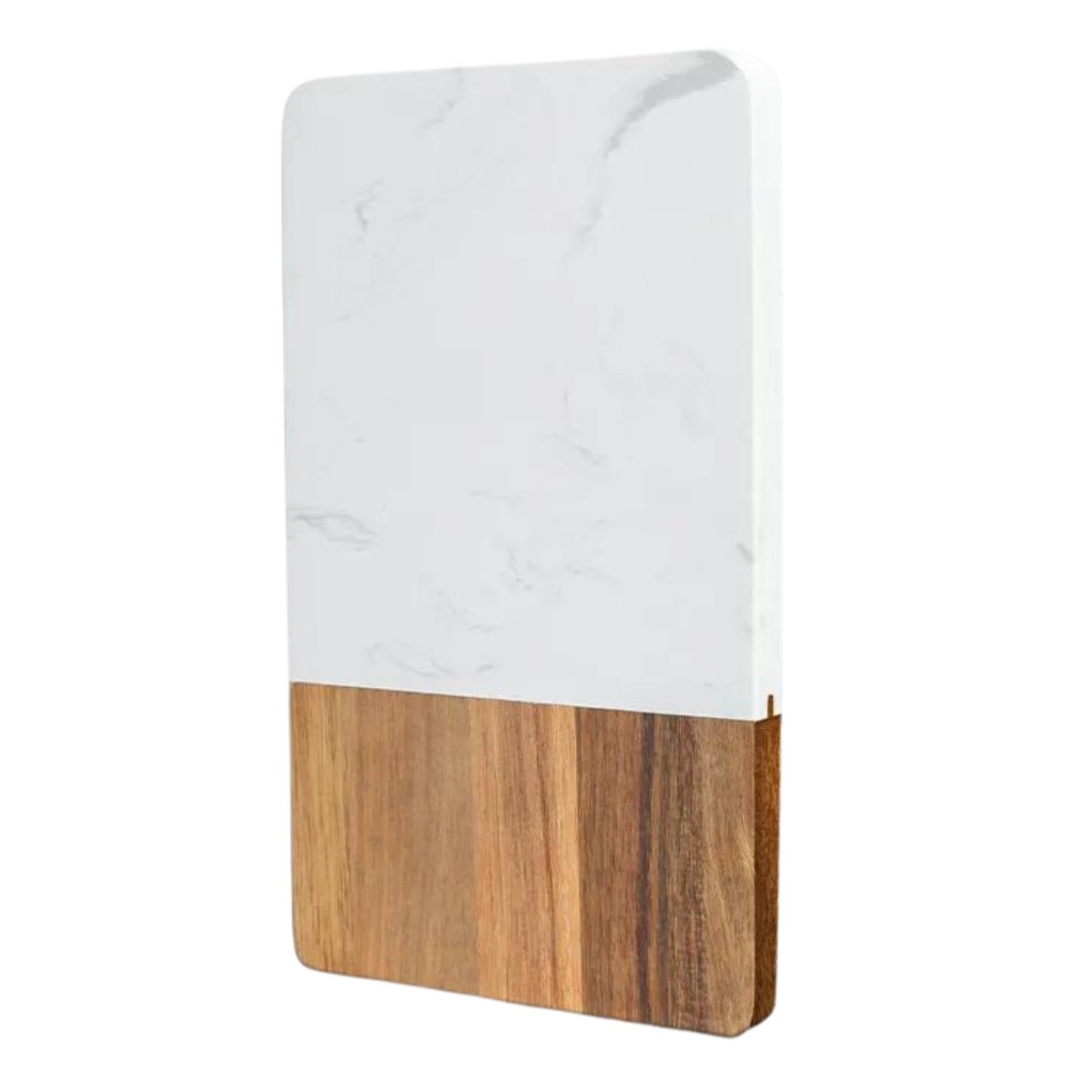Marble Acacia Wood Charcuterie Cheese Board for Serving Cutting Food - Rustic Furniture Outlet