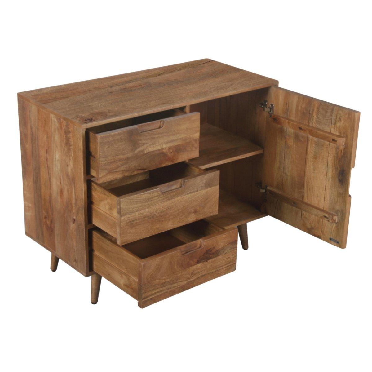 Buffet en bois de manguier Mercury - Magasin de meubles rustiques