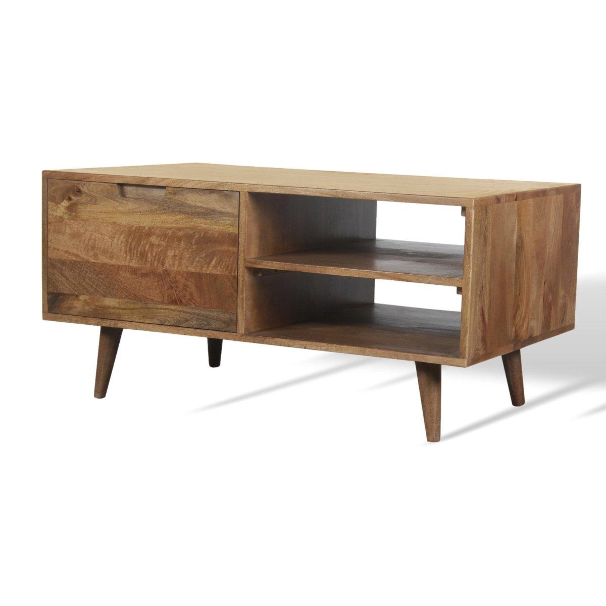 Mercury Mango Wood Coffee Table - Rustic Furniture Outlet