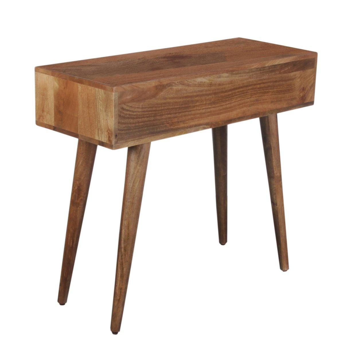 Mercury Mango Wood Console Table - Rustic Furniture Outlet