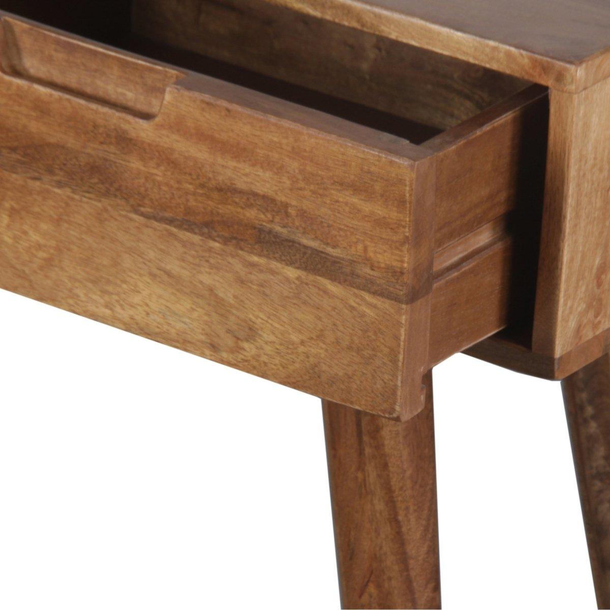 Mercury Mango Wood Console Table - Rustic Furniture Outlet