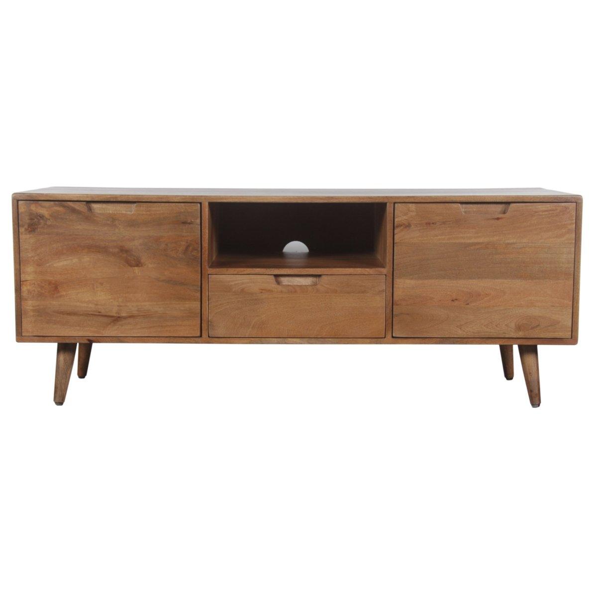 Mercury Mango Wood TV Stand - Rustic Furniture Outlet