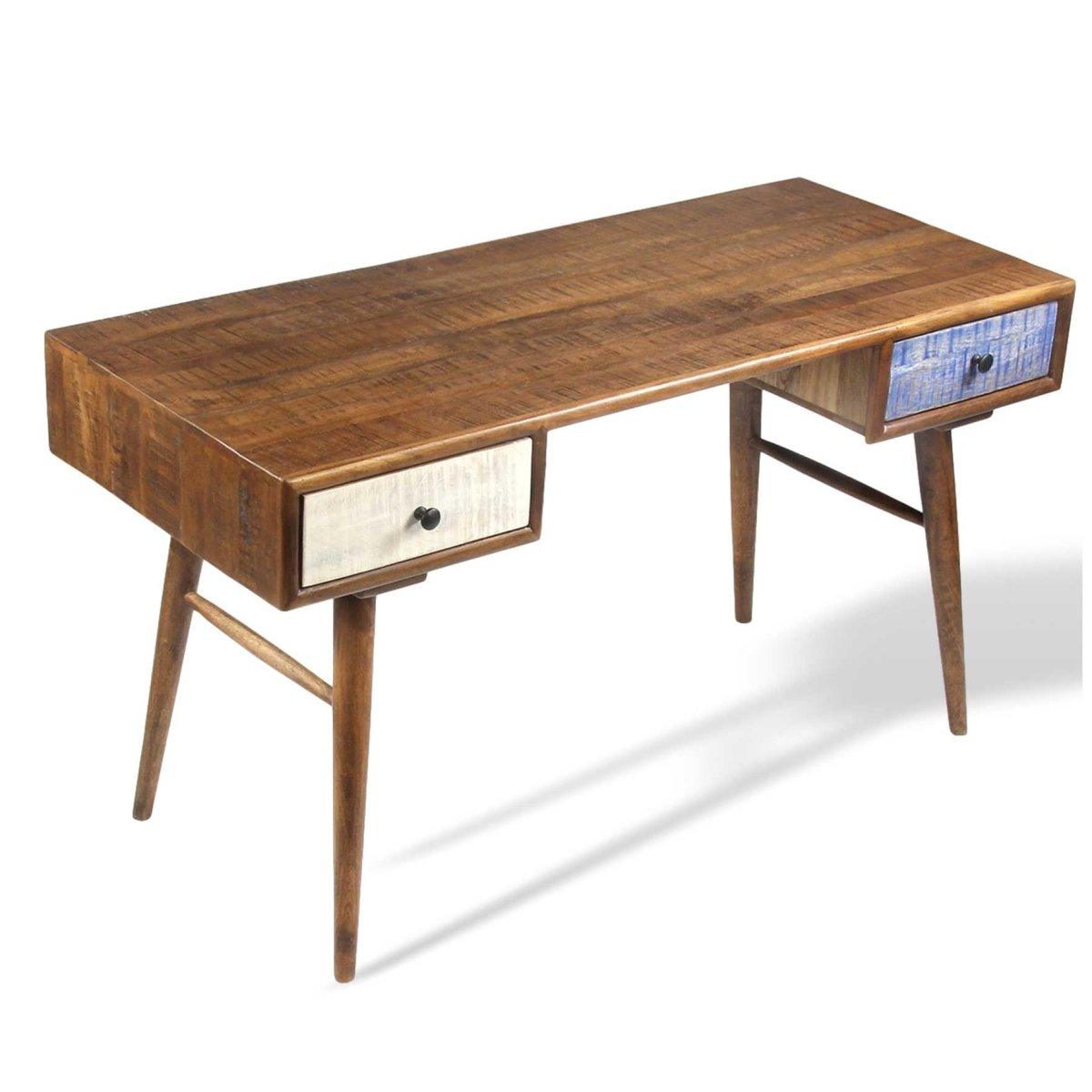 Orlie Mango Wood Desk - Rustic Furniture Outlet