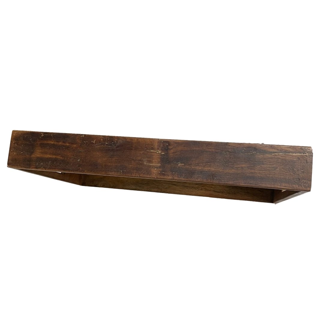 Plateau rectangulaire en bois de récupération avec poignées - Rustic Furniture Outlet