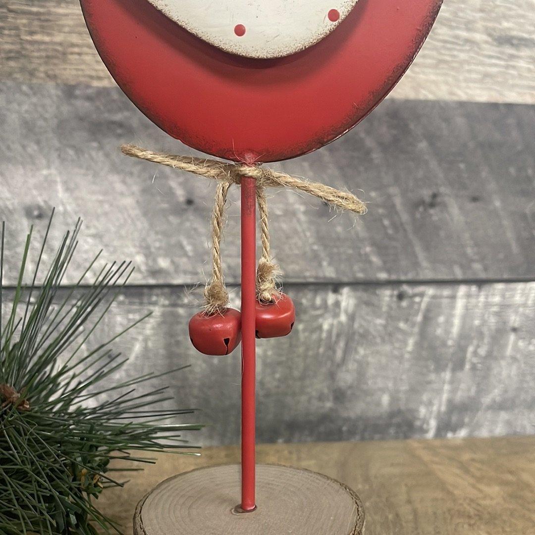 Red Cardinal with bells - Rustic Furniture Outlet