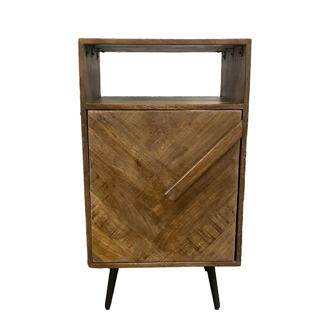 Renn Mango Wood Nightstand - Rustic Furniture Outlet