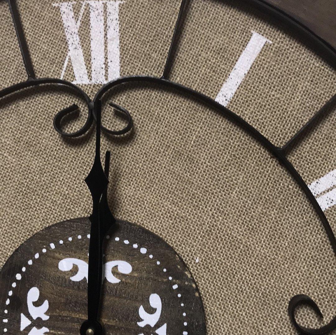 Rustic 25” wall clock - Rustic Furniture Outlet