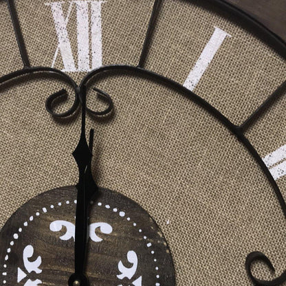 Rustic 25” wall clock - Rustic Furniture Outlet