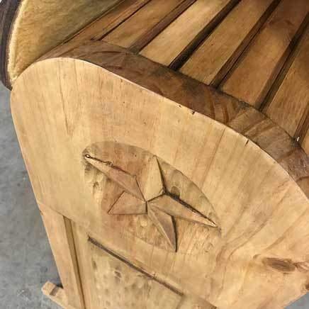 Rustic pine saddle rack - Rustic Furniture Outlet