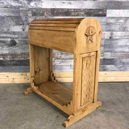Rustic pine saddle rack - Rustic Furniture Outlet