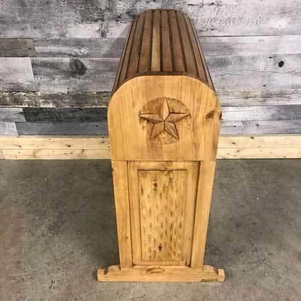 Rustic pine saddle rack - Rustic Furniture Outlet