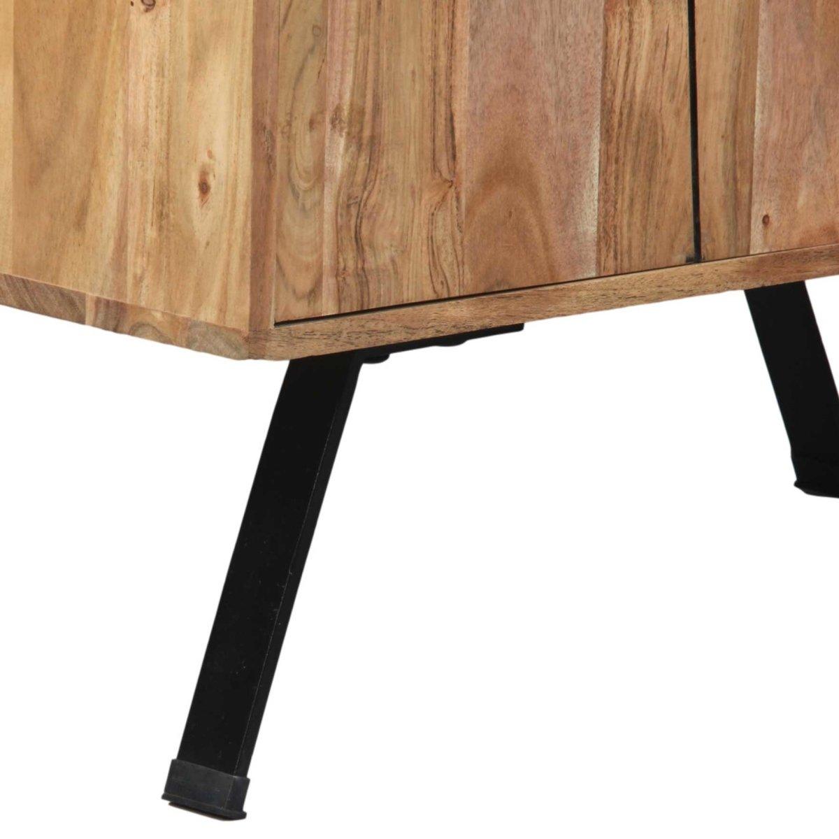 Meuble de bar en bois d'acacia Scott - Rustic Furniture Outlet