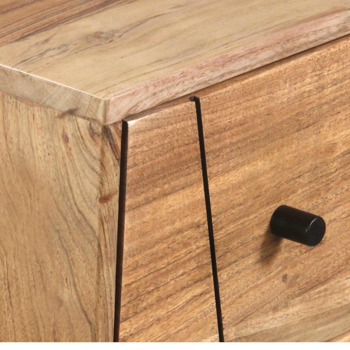 Scott Acacia wood Dresser - Rustic Furniture Outlet