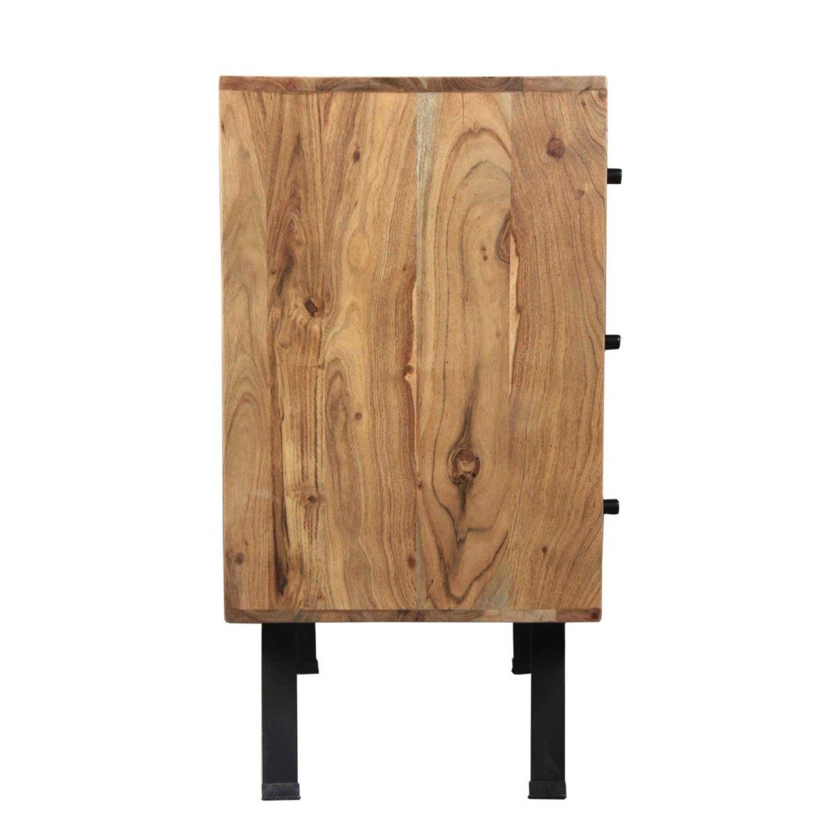 Commode Scott en bois d'acacia - Rustic Furniture Outlet