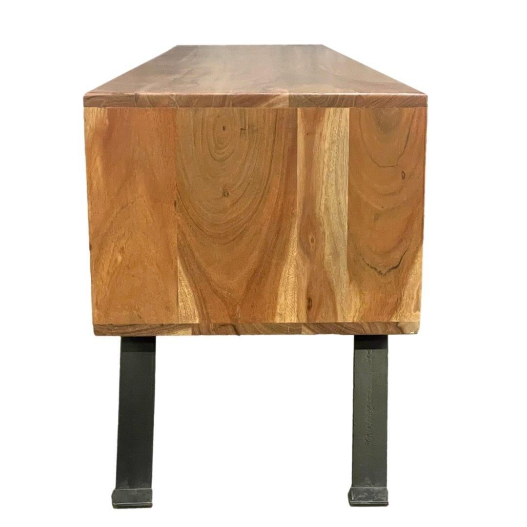 Meuble TV Scott en bois d'acacia - Rustic Furniture Outlet