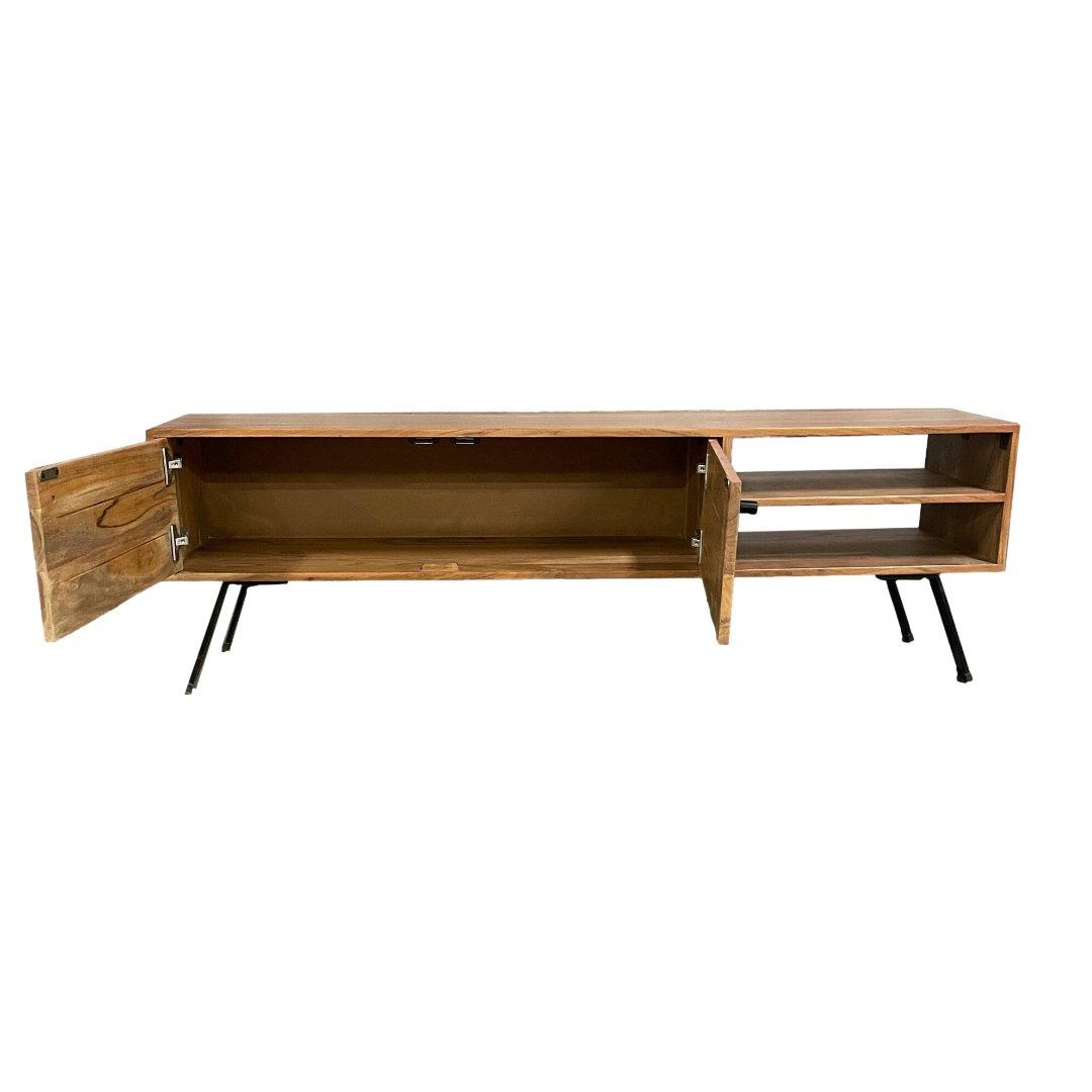 Meuble TV Scott en bois d'acacia - Rustic Furniture Outlet