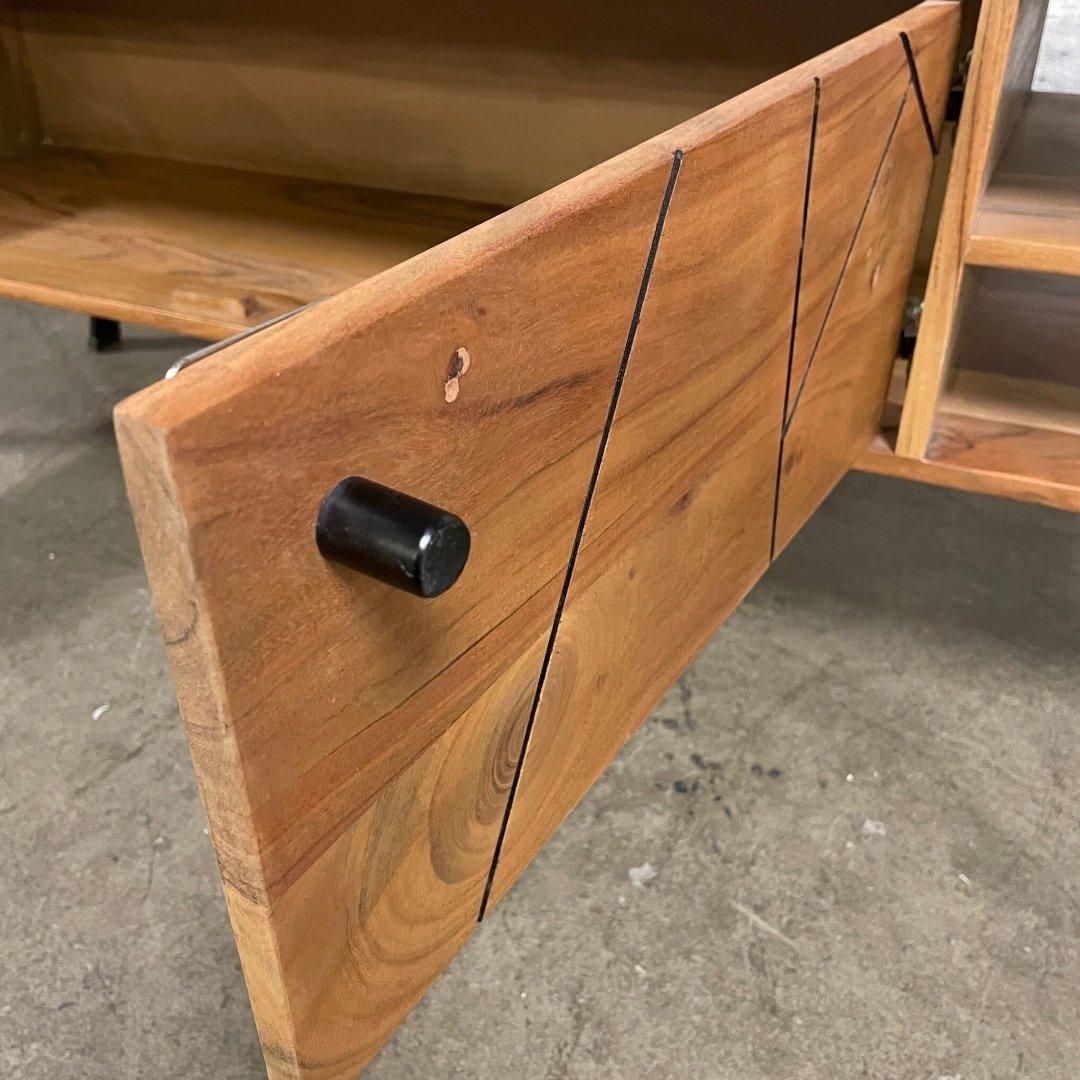 Meuble TV Scott en bois d'acacia - Rustic Furniture Outlet