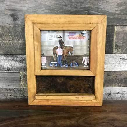 Small rustic pine buckle holder - Rustic Furniture Outlet