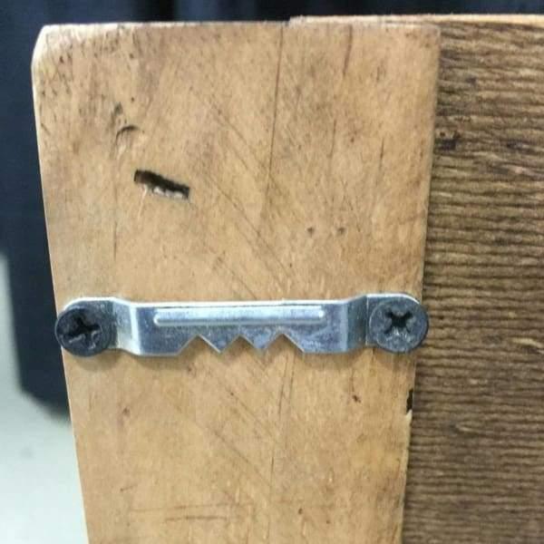 Small wood & Metal rustic pine trophy belt buckle holder - Rustic Furniture Outlet