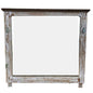 Tacoma rustic Mexican pine wood frame mirror - Rustic Furniture Outlet