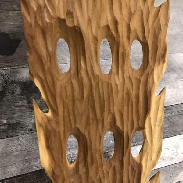 Tree Wooden Deco on Stand L - Rustic Furniture Outlet
