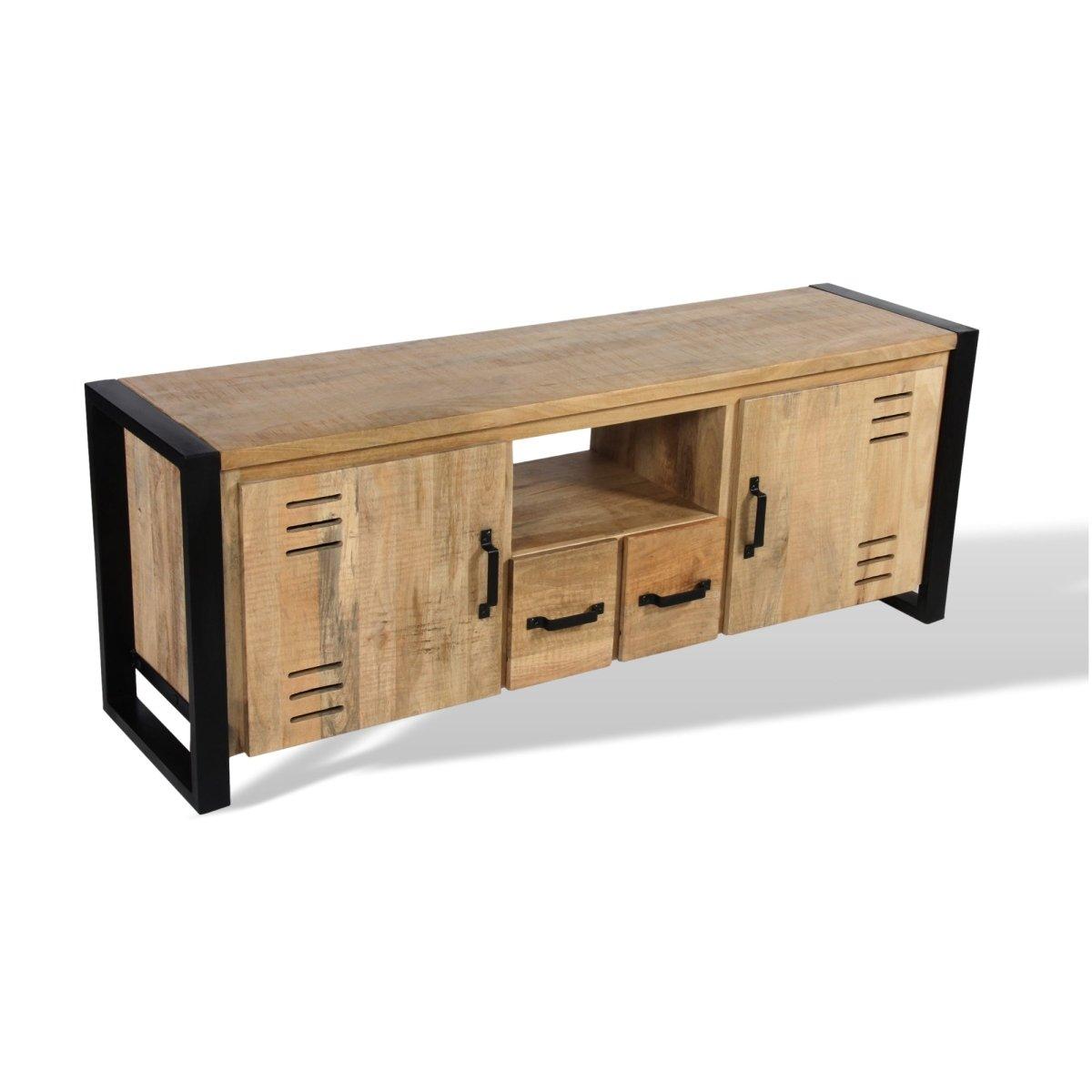 Meuble TV en bois de manguier Watson - Rustic Furniture Outlet