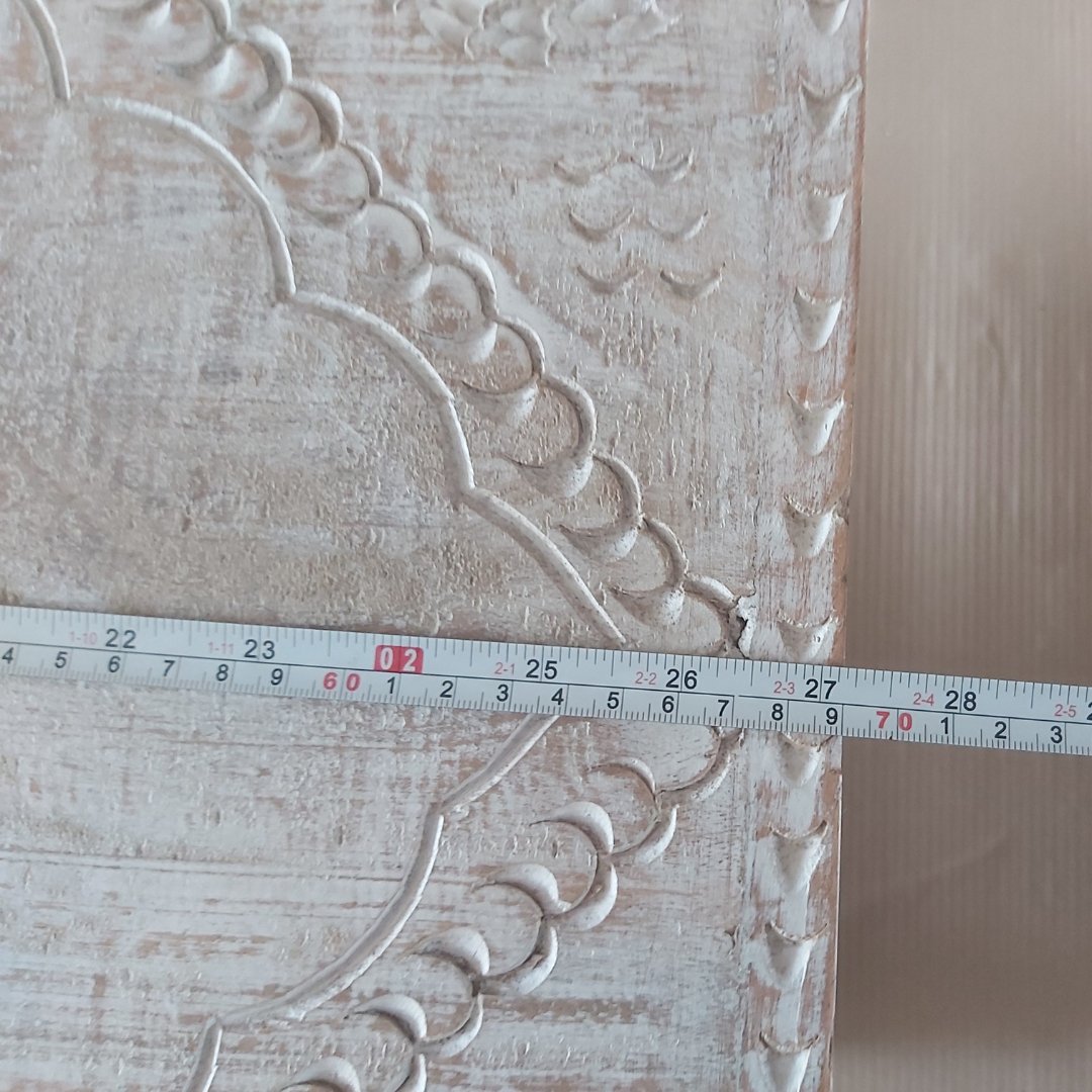 Coffre de rangement en bois de manguier Waves - Rustic Furniture Outlet