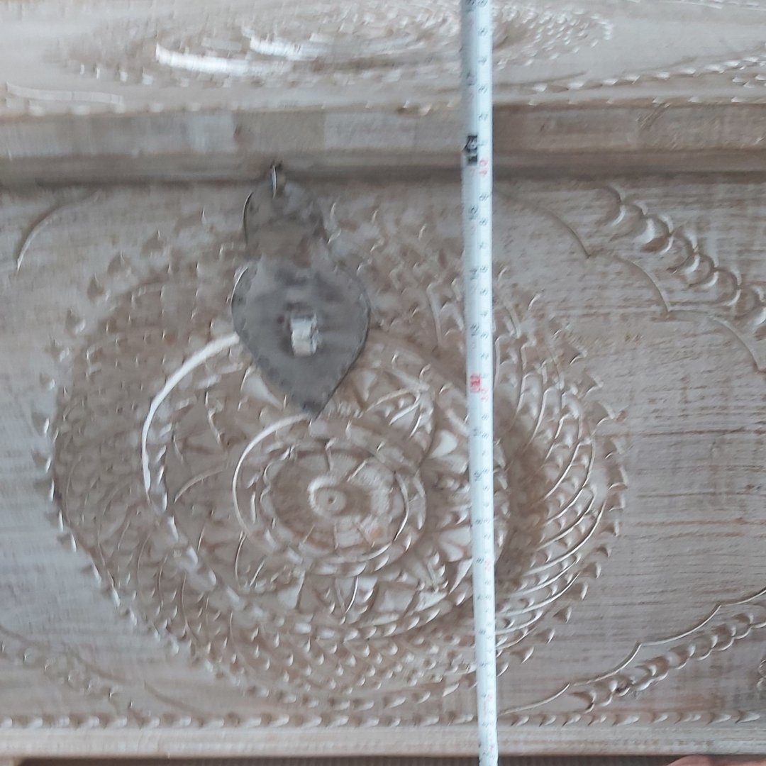 Coffre de rangement en bois de manguier Waves - Rustic Furniture Outlet
